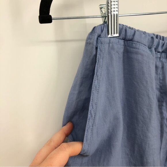CP Shades Shorts Womens XS 100% Linen Light Blue The Hampton Bermuda Pockets - Picture 3 of 9